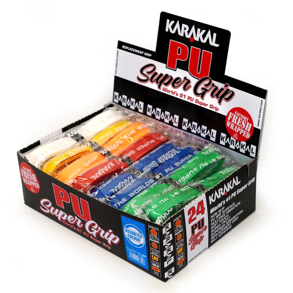 Replacement Grips – PU (24-Pack) – Assorted Colours